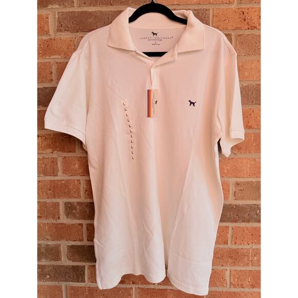 Simply Southern Other - Simply Southern White Polo Shirt Size Large NWT